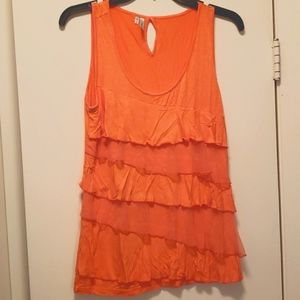 Maurice's Orange Tank Top size Medium